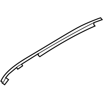 Hyundai 82341-3M000 Weatherstrip Assembly-Front Door Belt Inside, RH