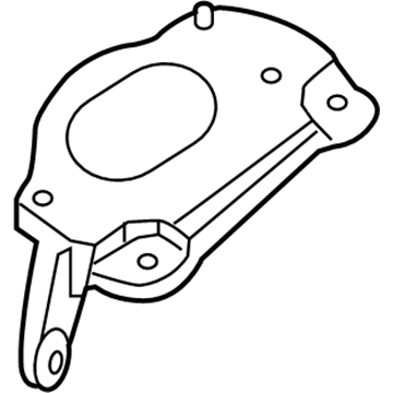 Nissan 11254-JA01A Engine Mounting Support, Left