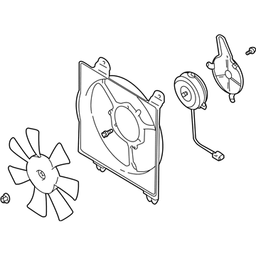 Mopar MR958424 Motor-A/C CONDESER Fan