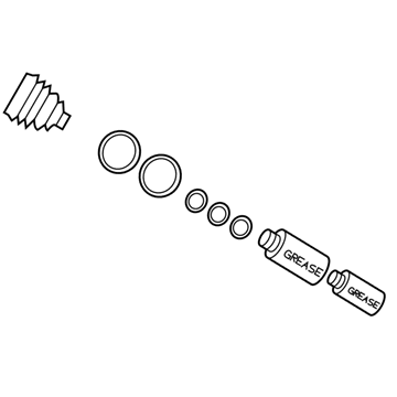 Kia 495944D050 Boot Set-Out Joint