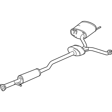 Acura 18307-TZ4-A81 Silencer Complete , Exhaust