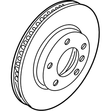 BMW 34-11-2-229-530 Brake Disc, Ventilated, Right