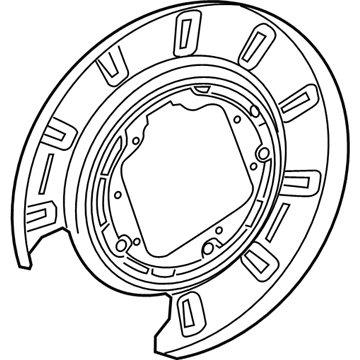 GM 22775568 Backing Plate