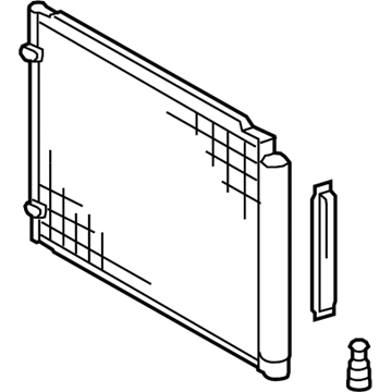 Lexus 88460-0E020 CONDENSER Assembly