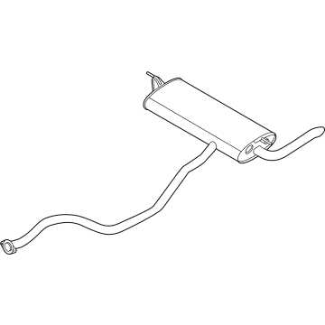 Nissan 20100-6LB9A MUFFLER Assembly-Exhaust, Main