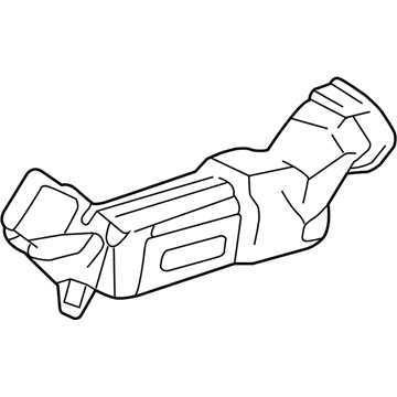 Lexus 55844-60130 Duct, Heater To Register, NO.2