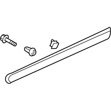 Hyundai 87712-4J000-6C Moulding Assembly-Front Door Waist Line, RH