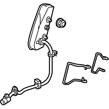 Acura 78050-TK4-A82 Module Assembly, Passenger Side Side