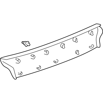 Lexus 64790-48010-A0 Panel Assy, Back Door Trim, Upper