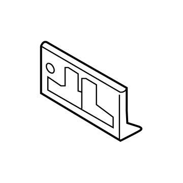 Nissan 96210-EZ00A Bracket-Licence Plate