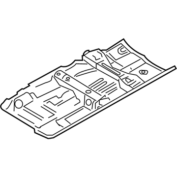 Nissan 74321-CD030 Floor-Front, LH