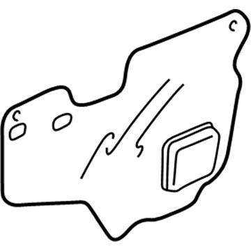 Honda 72321-S5D-A11 Seal, FR. Door Hole