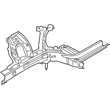 Hyundai 64601-J9000 Member Assembly-Front Side, LH