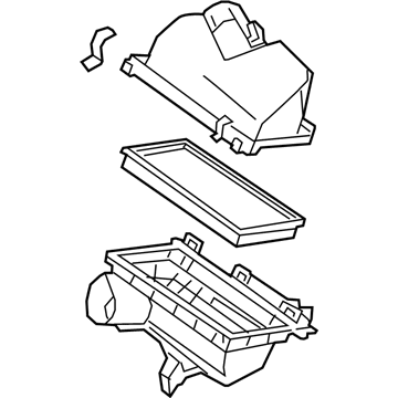 Nissan 16500-4RA0A Air Cleaner