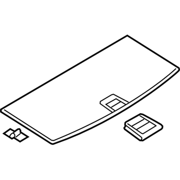 BMW 51-47-7-220-458 Floor Panel, Luggage Compartment, Rear