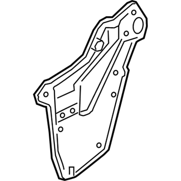 Infiniti 80145-5NA0A Frame-Front Door Inner, LH