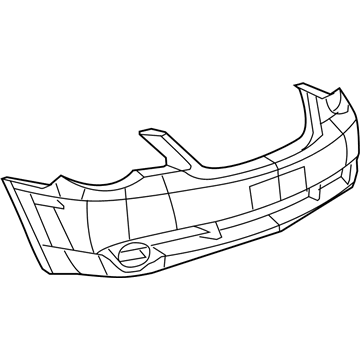 Mopar 68004697AA Front Bumper Cover