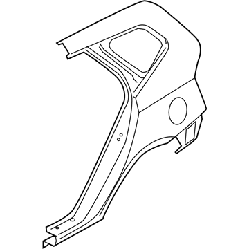 Kia 715031DC10 Panel Assembly-Quarter Outer