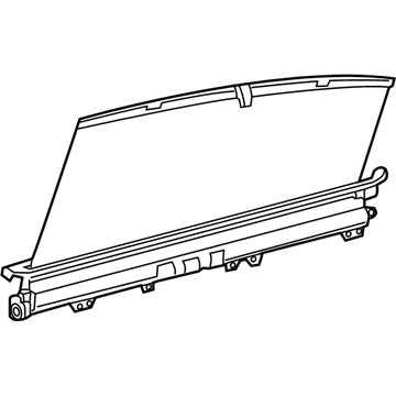 Lexus 65907-33040 Curtain Sub-Assembly, RR