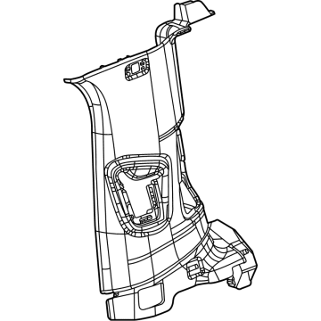 Mopar 6XP08TX7AD Panel-C Pillar