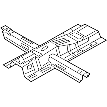 Hyundai 65130-F2000 Reinforcement Assembly-Center Floor