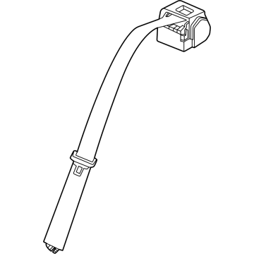 BMW 72-11-7-488-771 UPPER BELT REAR LEFT