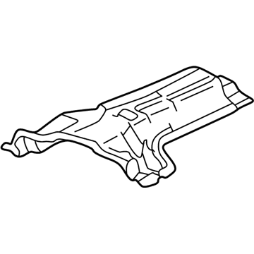 Honda 74601-S4K-A01 Plate, Floor Heat Baffle