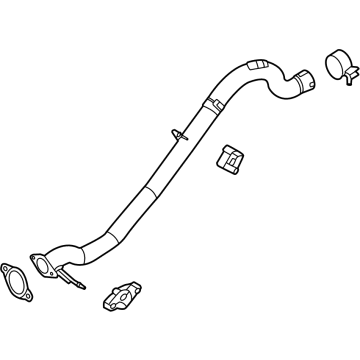 Ford MB3Z-5A212-C EXTENSION - EXHAUST PIPE