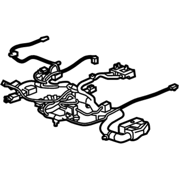 GM 23238393 Harness Asm-Front Seat Cushion Wiring