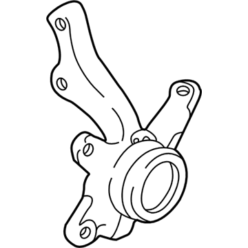 Hyundai 51715-2C800 Knuckle-Front Axle, LH