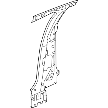 Honda 64620-T3L-A00ZZ Pillar, L. Center (Inner)