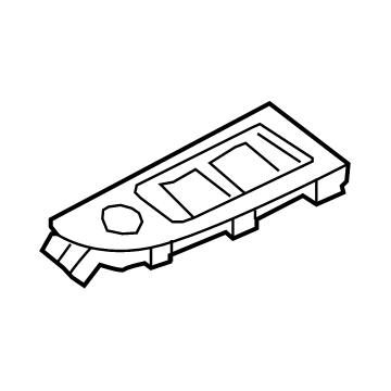 BMW 51-41-7-406-241 Switch Trim, Driver