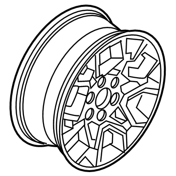 Ford ML3Z-1007-BA WHEEL ASY