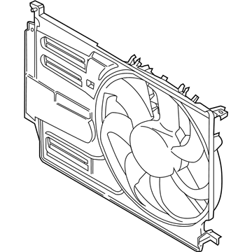 BMW 17-42-7-617-610 Fan Housing