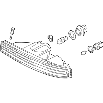 Acura 33302-SL0-A02 Lamp Unit, Passenger Side