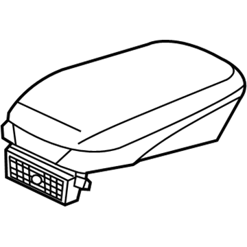 Hyundai 84660-3Y050-HZ Console Armrest Assembly