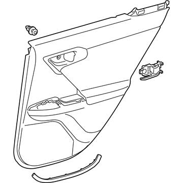 Lexus 67630-76150-20 Panel Assembly, Rear Door