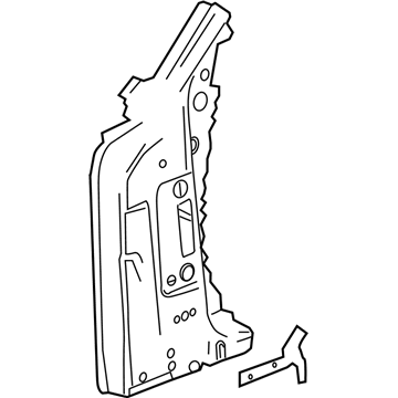 GM 23122751 Hinge Pillar Reinforcement