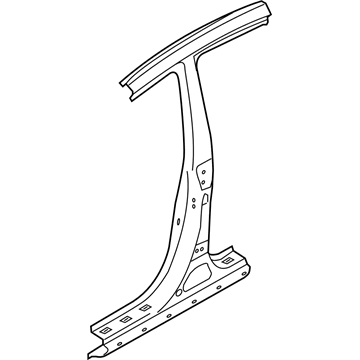 Hyundai 71402-3XB00 Pillar Assembly-Center Outer, RH