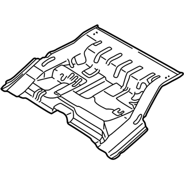 Nissan 74510-9Z332 Floor-Rear, Front