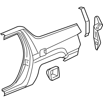 Honda 04646-SJC-A93ZZ Panel Set, L. (DOT)