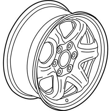 GM 9598570 Wheel, Steel