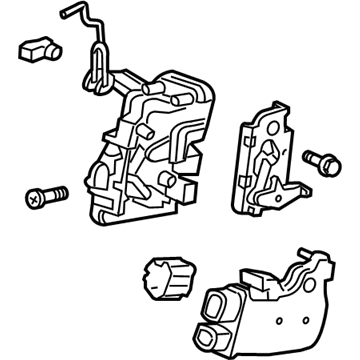 Honda 72610-S9V-A03 Lock Assembly Right Rear Door