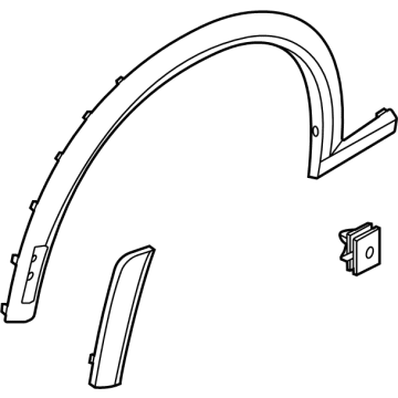 Ford LJ8Z-16038-AA MOULDING