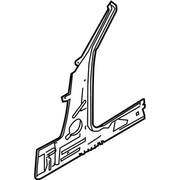 BMW 41-00-3-449-184 Side Member, Front, Right