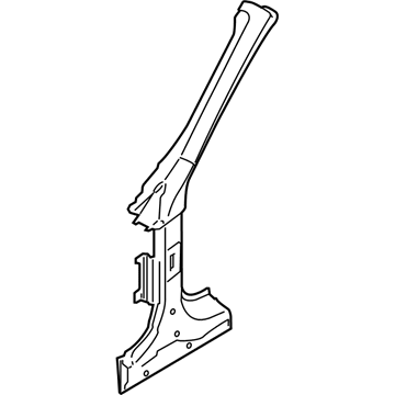 BMW 41-21-7-347-315 Column A Exterior, Left