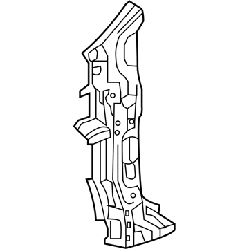 Honda 63530-TLA-305ZZ Stiffener, L. FR. Pillar (Lower)