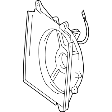 Toyota 16711-0A150 Fan Shroud