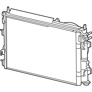 Mopar 5096228AA Cooler-CONDENSER And Aux Toc