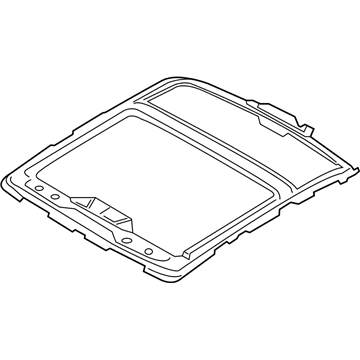 BMW 54-10-7-292-430 Sliding Roof Frame